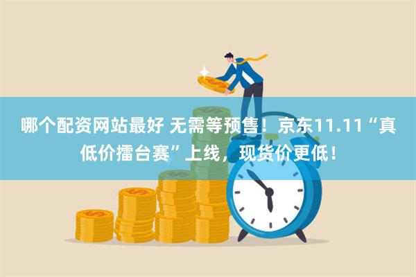 哪个配资网站最好 无需等预售!京东11.11“真低价擂台赛”上线,现货价更低!